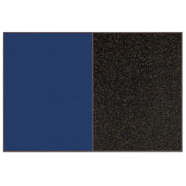Sliding Door Indoor Enclosed Corkboard, 9
